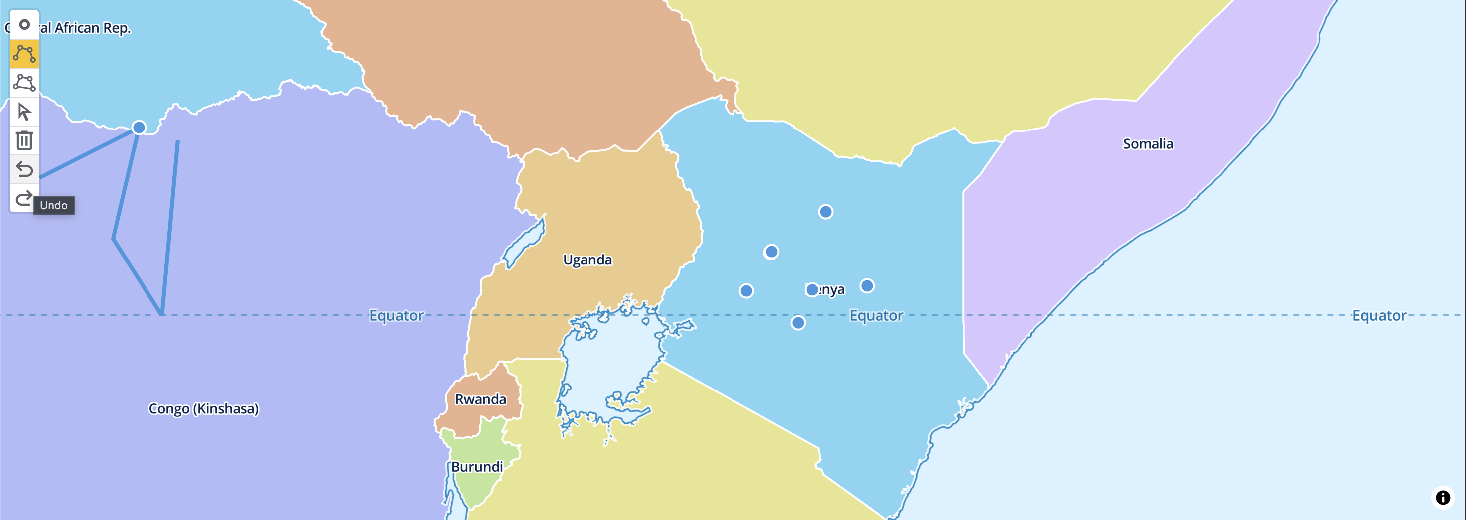 Configure undo/redo functionality provided by Terradraw